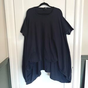 Complex Geometrical oversized avant garde top